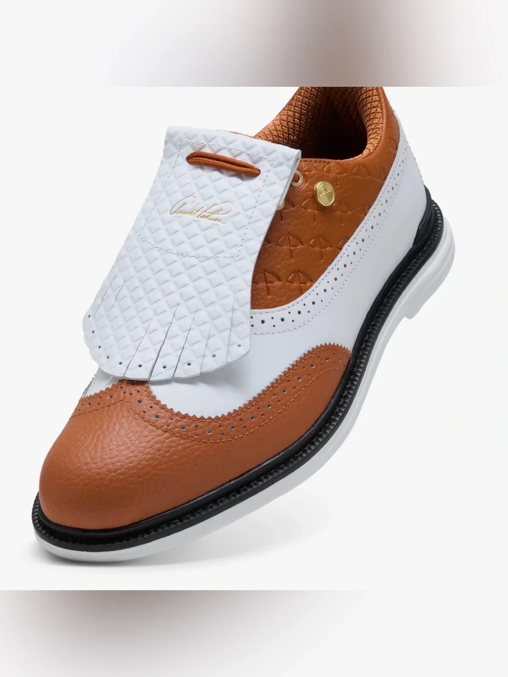 Arnold Palmer Royale Wingtip Waterproof Golf Shoes, NWT, Men's Size 10